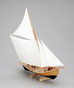 BÅTMODELL, Axel Glimberg, Baskemölla. 1900-talets slut.