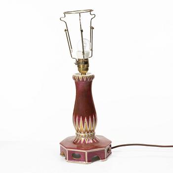 Wilhelm Kåge, bordslampa, Gustavsberg, 1928.
