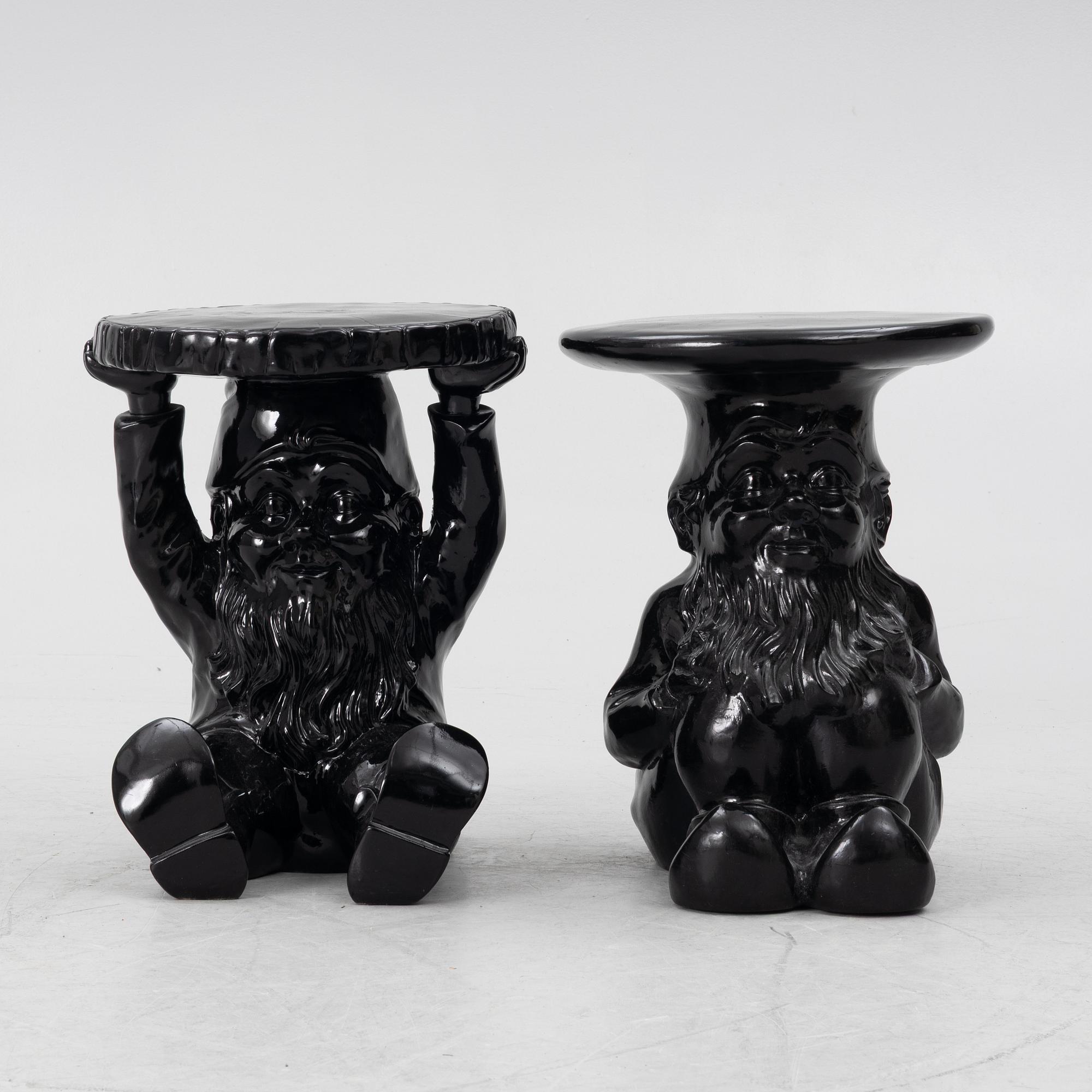 Philippe Starck, Pallar/sidobord, ett par, "Attila", Kartell.