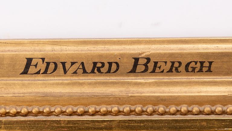Edvard Bergh, Sommarlandskap med kor.