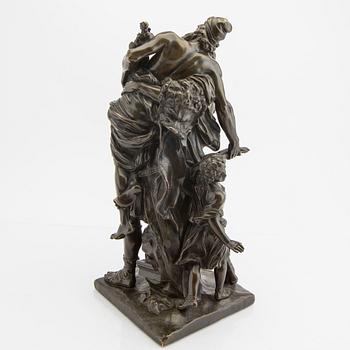 Pierre Lepautre Efter, Aeneas räddar Anchises ur det brinnande Troja.