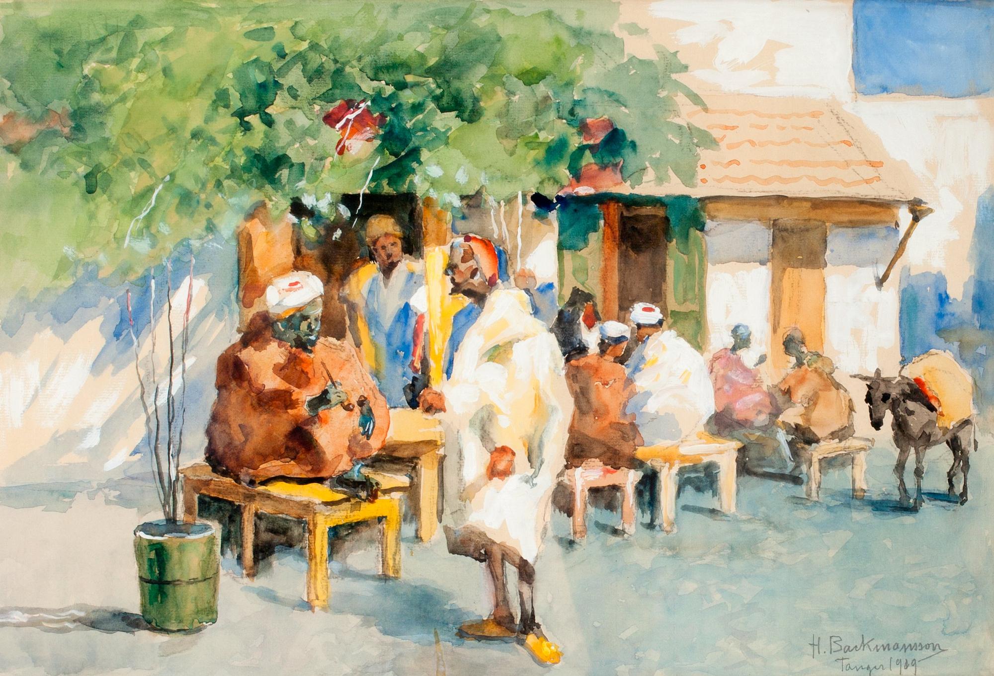Hugo Backmansson, VIEW FROM TANGIER.