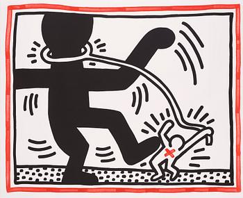 404. Keith Haring, "Untitled 2", ur: "Free South Africa".