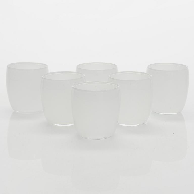 Maire Gullichsen, a set of six jug and drinking glasses, for Iittala.