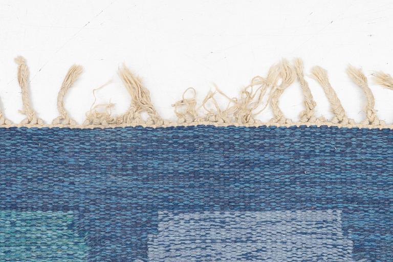 Ingegerd Silow, a 'Siljan' flat weave rug, signed IS, c. 275 x 185 cm.