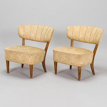 Lisa Johansson-Pape, a pair of 1940s armchairs for Oy Stockmann Ab, Keravan puusepäntehdas.