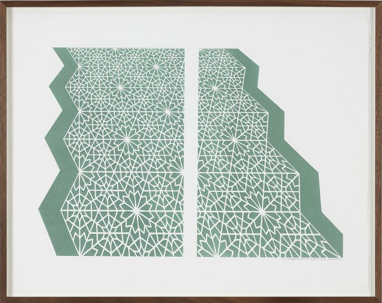 Raha Rastifard, lithograph in colours. Signed and dated 2019. Numbered 4/35.