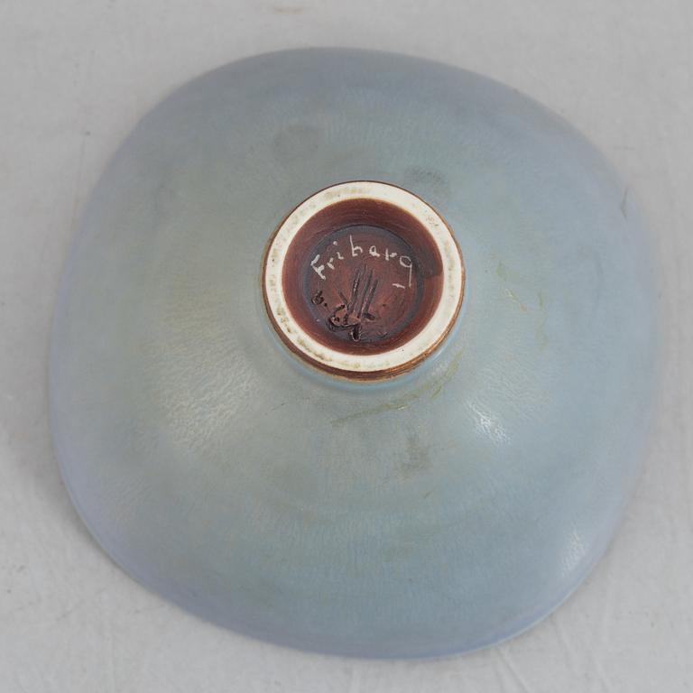 Berndt Friberg, skål, stengods. Gustavsbergs Studio.