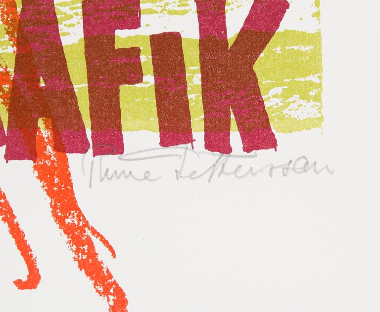 MAPP, 4 st färgträsnitt av Vide Jansson och Rune Pettersson,
signerade, numrerade 3/125.