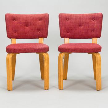 Alvar Aalto, A set of five mid-20th century '69' chairs for O.Y. Huonekalu- ja Rakennustyötehdas A.B.