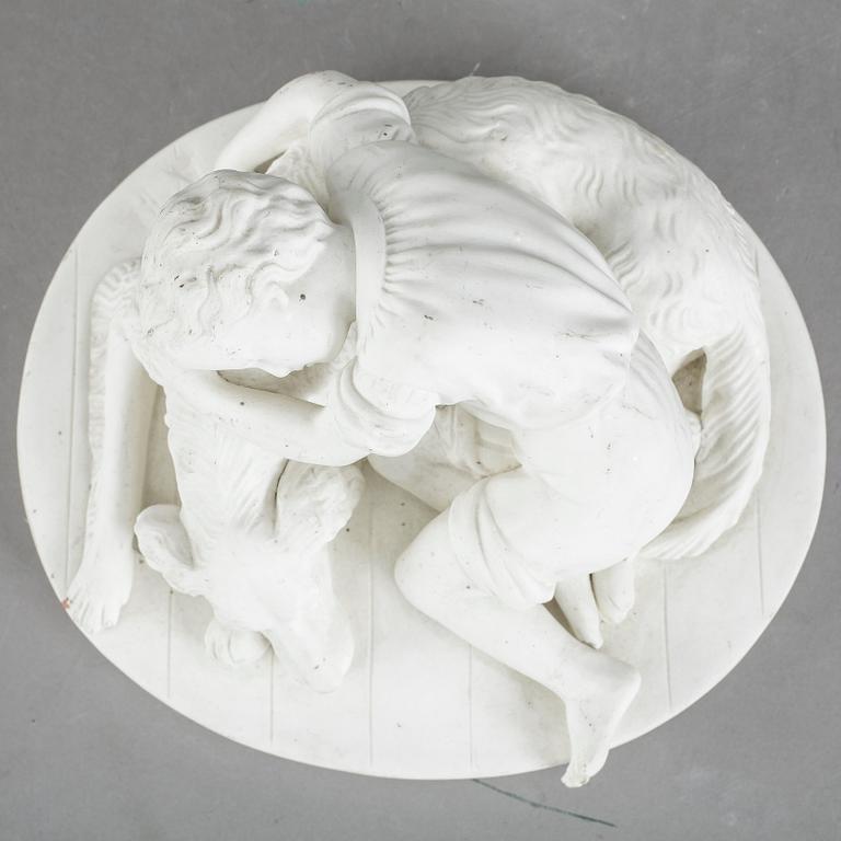 FIGURIN, parian, Gustavsberg, tillverkad mellan 1870-1925.