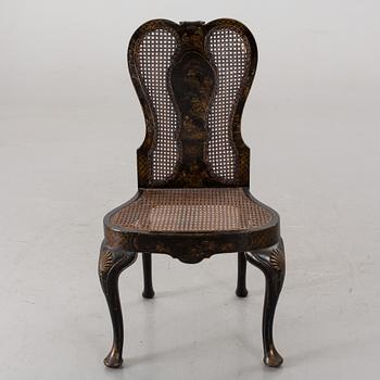A ROCOCO STYLE CHAIR FROM CA 1900.