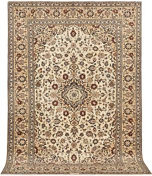 A carpet, Kashan, ca 290 x 190 cm.