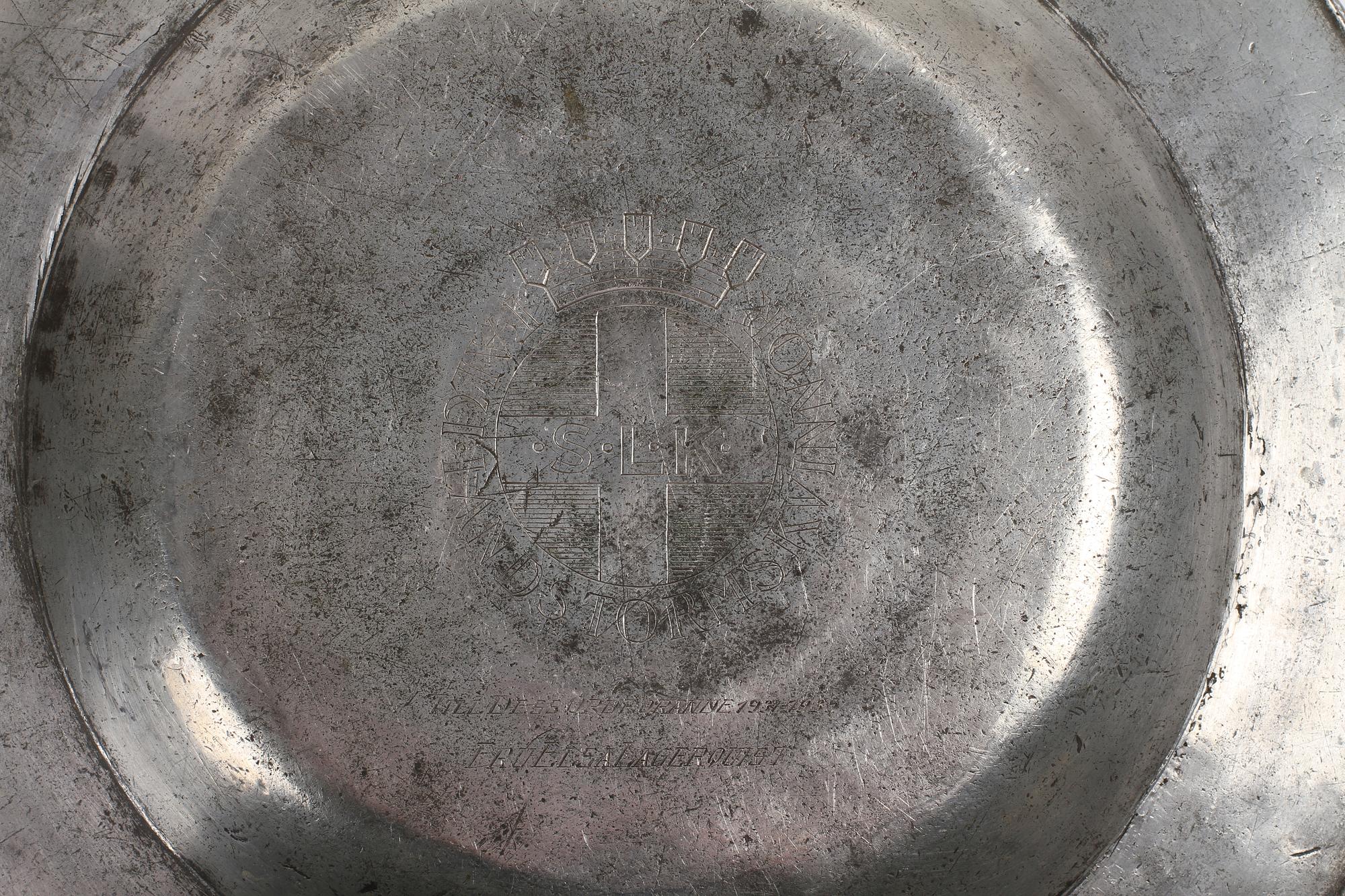 PARTI TENN OCH KOPPAR 3 delar, 1700/1800-tal.