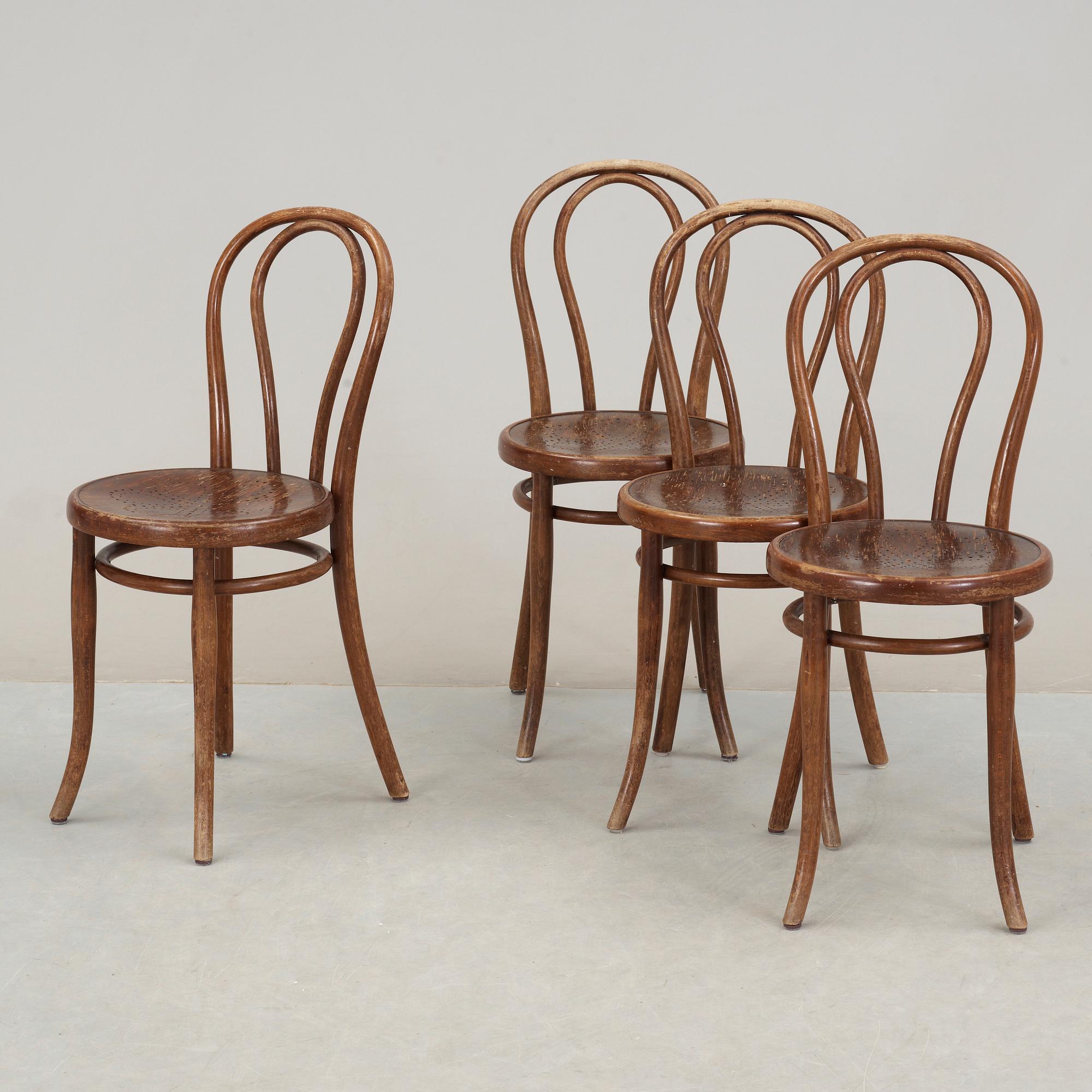 STOLAR, 4 st, Thonet, 1900-talets början.
