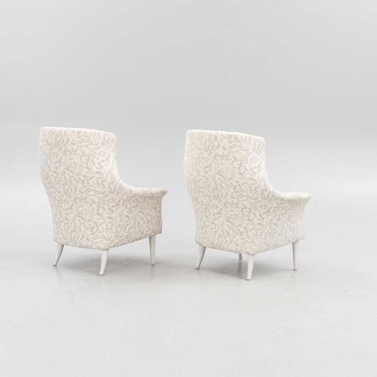 Kerstin Hörlin-Holmquist, armchairs, a pair, from the "Paradiset" series, Nordiska Kompaniet.