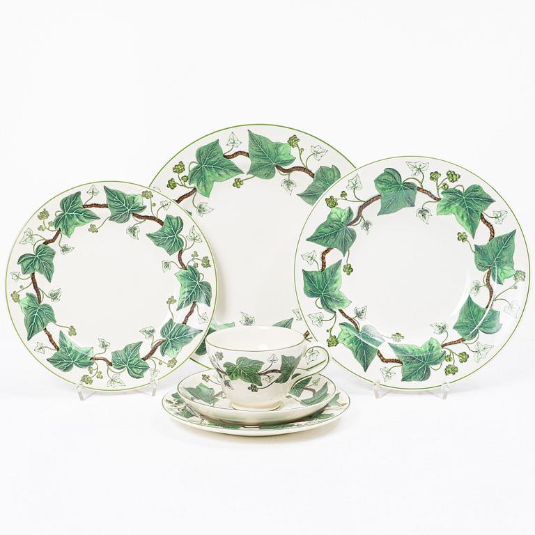 A 60-piece dinner and coffee service, 'Napoleon Ivy', Wedgwood, England.