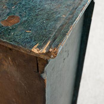 A painted late Baroque cabinet, 18th century.