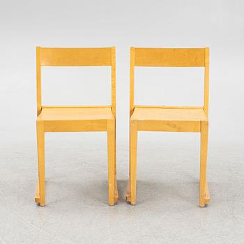 Stolar, 10 st, "Orkesterstolen", 1900-talets mitt.