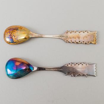 A set of 12 COFFEESPOONS, similar, Boliden silver, 1960th. Weight 150 grams.