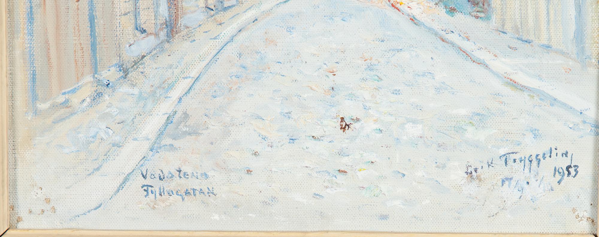 Erik Tryggelin, "Fyllagatan, Vadstena".