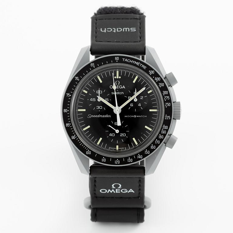 Omega/Swatch, MoonSwatch, "No Reserve", collection of 14 pcs, chronograph, wristwatches, 42 mm.