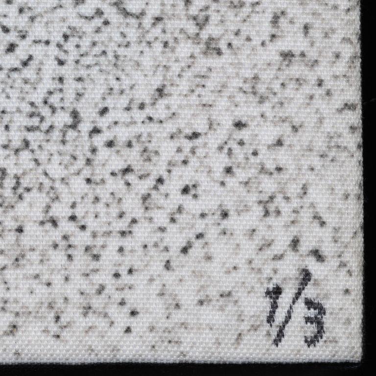 Carl Johan De Geer, photo sublimation signed and dated 1964-2007. Numbered 1/3.