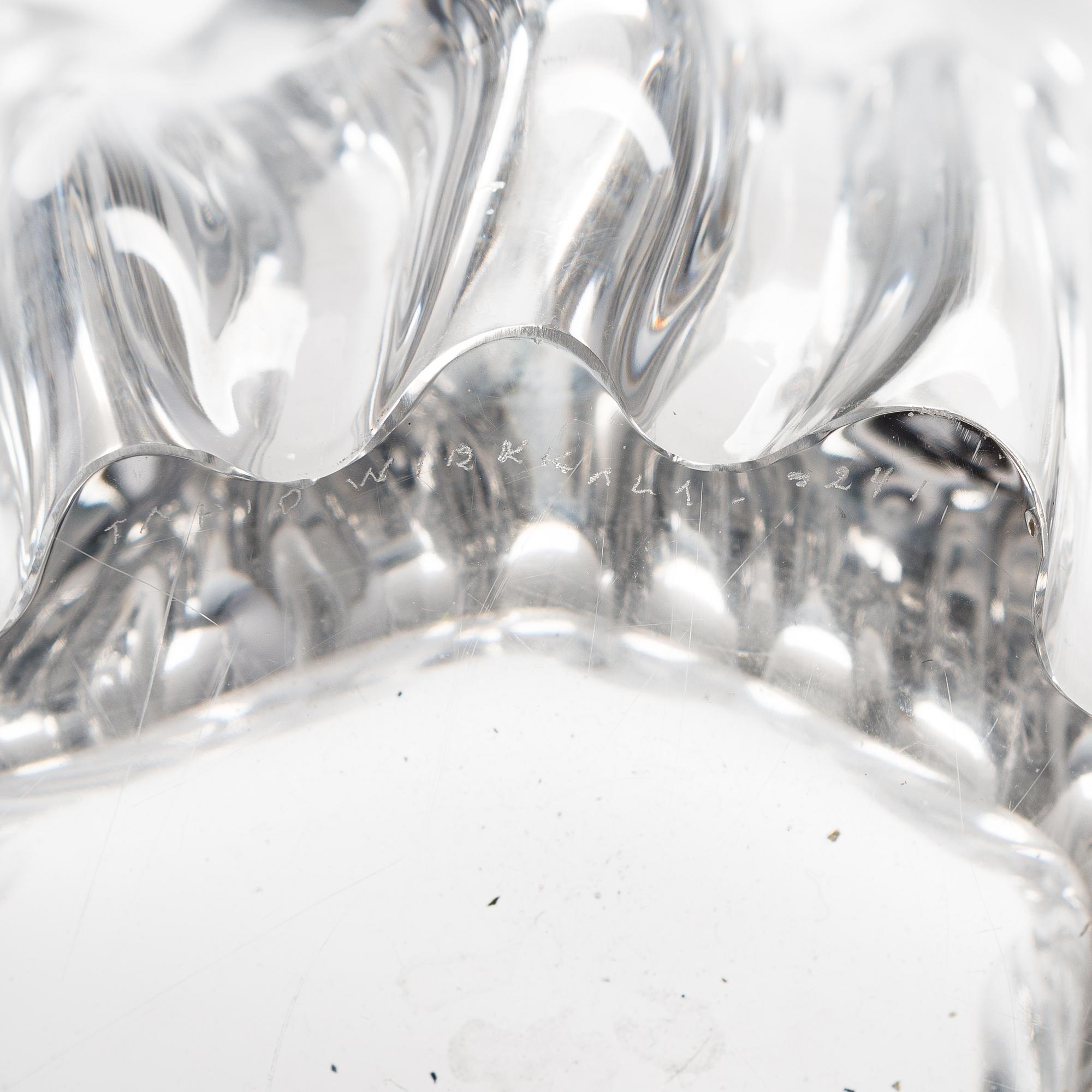 Tapio Wirkkala, a vase signed Tapio Wirkkala 3241.