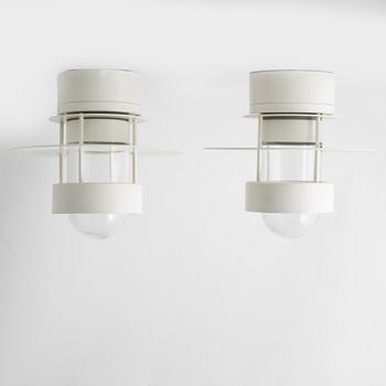 Jens Møller-Jensen, a pair of "Albertslund" ceiling lights, Louis Poulsen, Denmark.