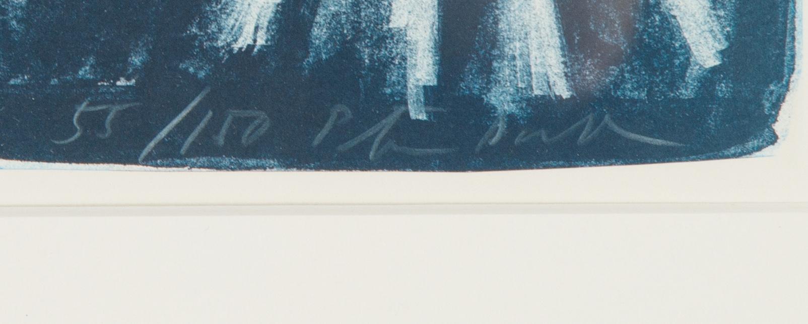 Peter Dahl, lithograph in colours, signed 55/150.