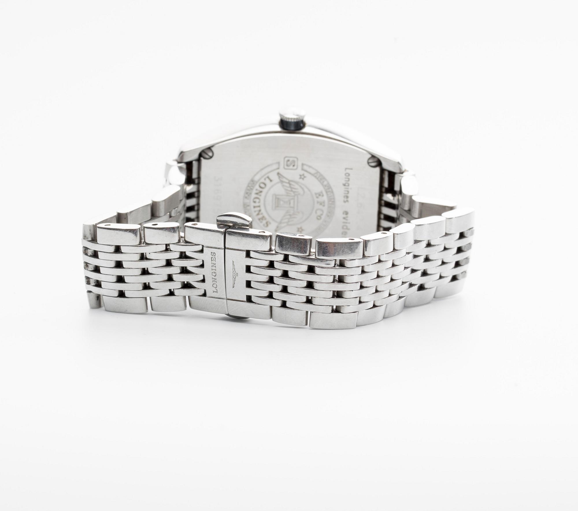 ARMBANDSUR, herr, stål, Longines Evidenza.