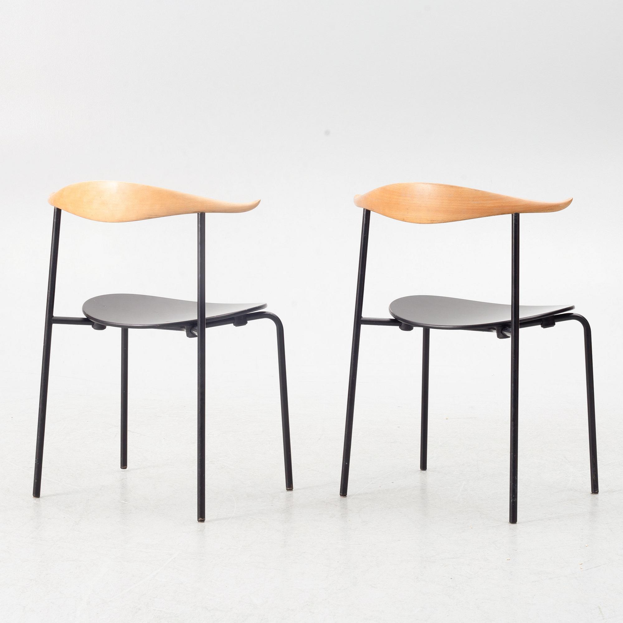 Hans J. Wegner, stolar, ett par, "CH88T", Carl Hansen & Son, Danmark.
