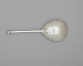 A Scandinavian 17th century spoon, possibly, unidentified makers mark.