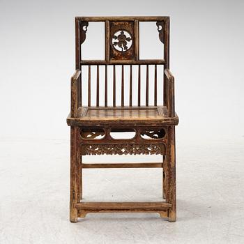 An early 20th Century chair, China.