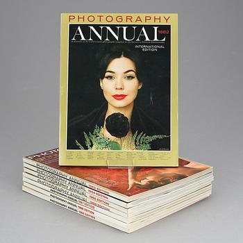 TIDNINGSMAGASIN, 8 st, Photography Annual, 1960-tal.
