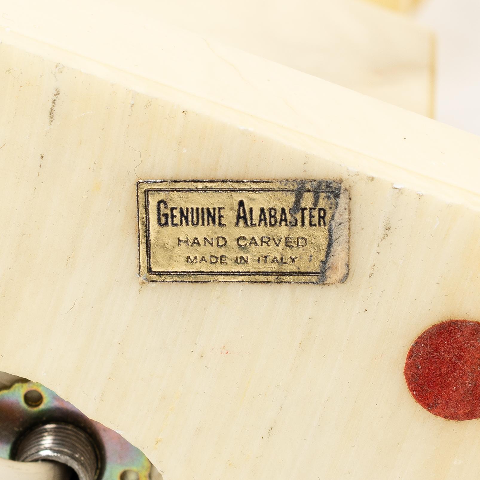 Bordslampor ett par, 1900-talets andra hälft, Italien.