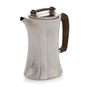 Einar Telander, A sterling silver coffee pot, Silversmedja Einar Telander, Stockholm 1977.
