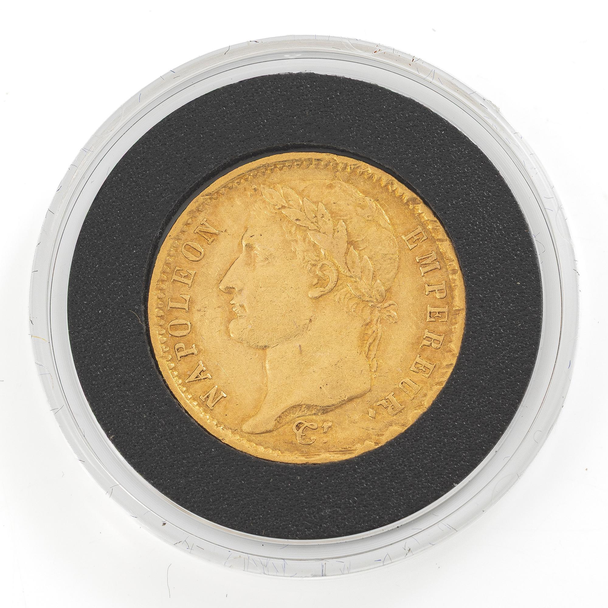 Guldmynt, Frankrike, Napoleon I, 20 Franc, Paris, 1808.
