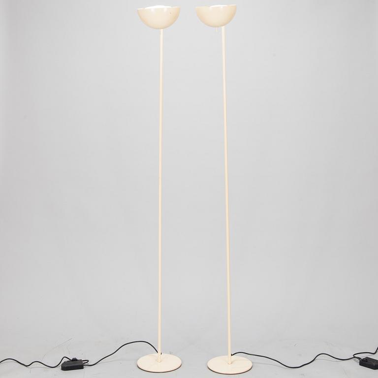 A pair of 20th century floor lamps.