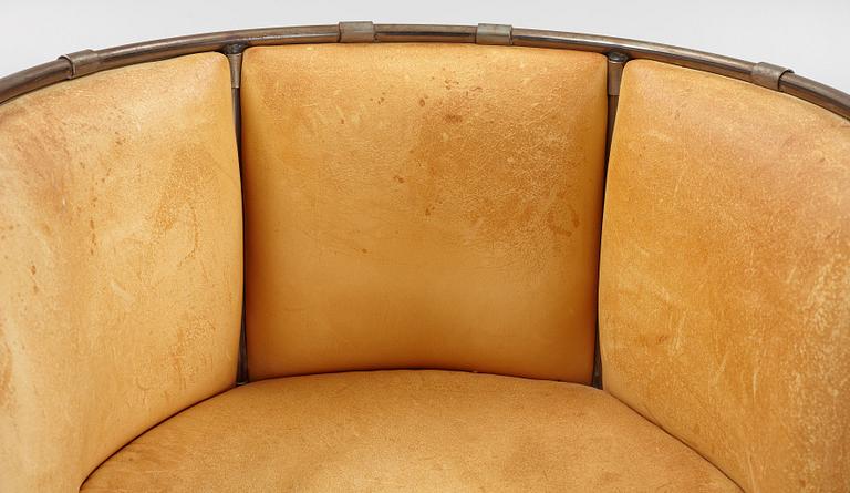 Mats Theselius, an 'Älgskinnsfåtöljen' lounge chair, Källemo, ed. 311/360, Sweden post 1991.