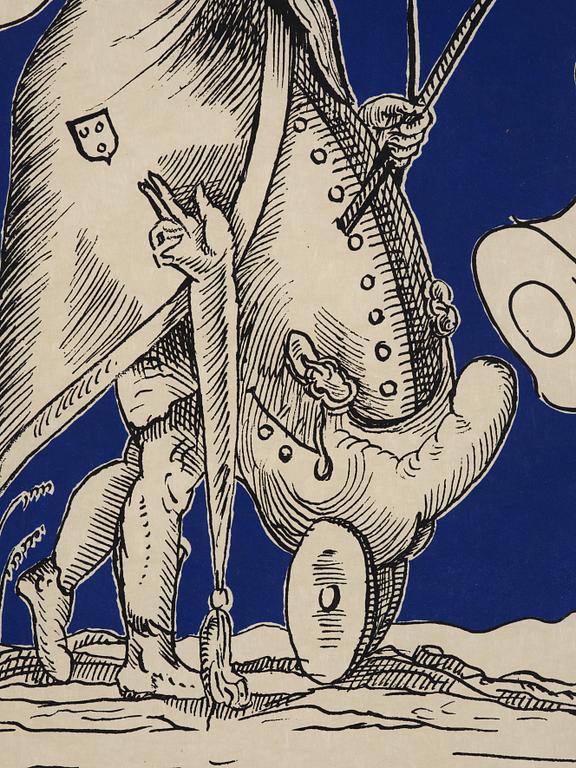 Salvador Dalí, ur serien "Les Songes Drolatiques de Pantagruel".