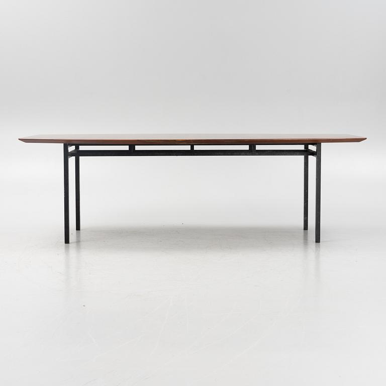 Florence Knoll, a mahogany dining table, Nordiska Kompaniet, Norrköping, Sweden, second half of the 20th century.