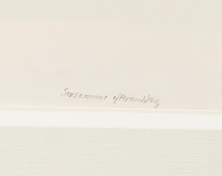 Endre Nemes, "Sensommar eftermiddag".