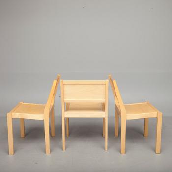 STOLAR, 3 st, Alvar Aalto, Artek, 1980-tal.