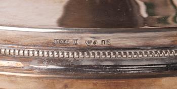 LJUSSTAKAR, ett par, silver, MGAB, Uppsala, 1959.