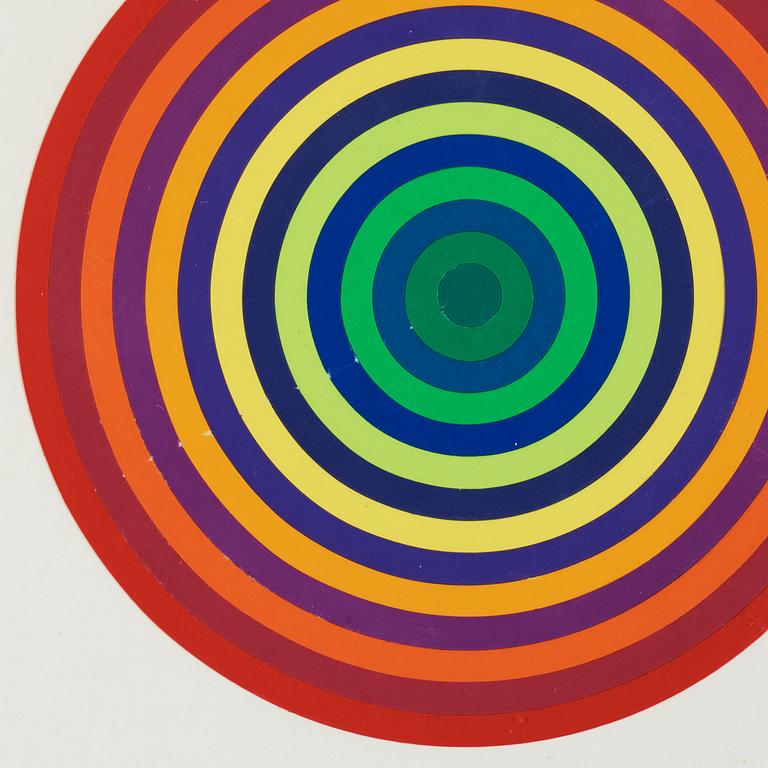 JULIO LE PARC, silk screen, signed Le Parc and numbered 57/120 in pencil.