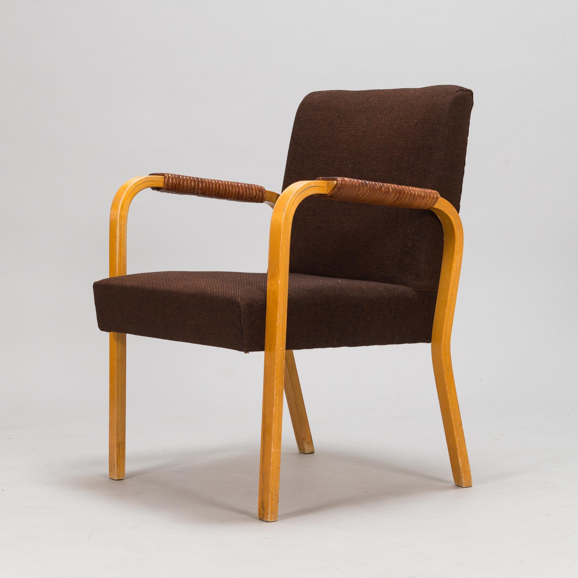 Alvar Aalto, a 1970's '46' armchair for Artek.