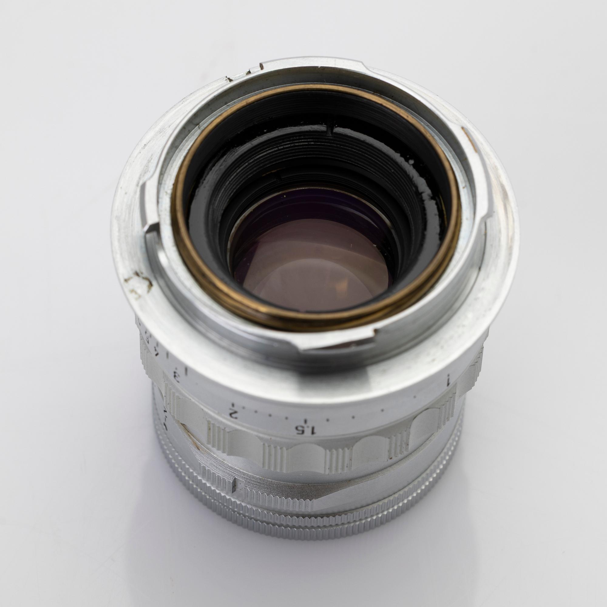 Camera, Leica M3 with lens, manufactured in 1957.