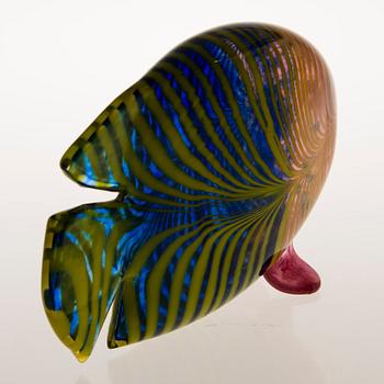 KERTTU NURMINEN, a glass sculpture, signed K. Nurminen, Nuutajärvi.