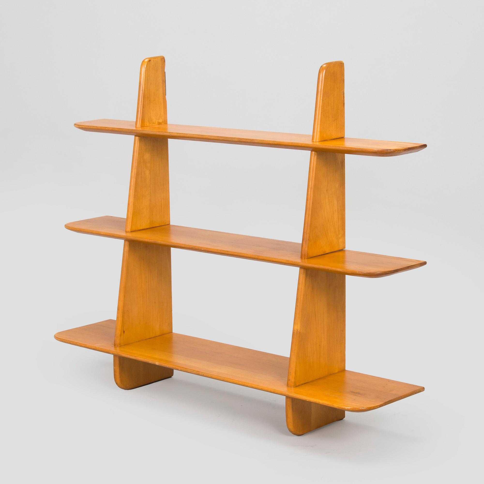 Ilmari Lappalainen, seinähylly / kirjahylly, "Leo", Asko 1900-luvun puoliväli.